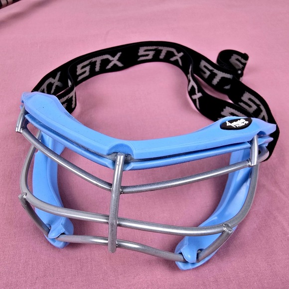Brine Lacrosse Stick STX Goggles and Striped Mitre Socks youth Gear Set of 3 - Picture 9 of 14